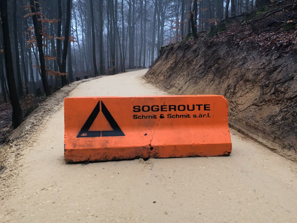 Construction des chemins forestiers à Beckerich phase 4 lot 3