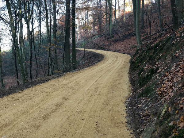 Construction des chemins forestiers à Beckerich phase 4 lot 3