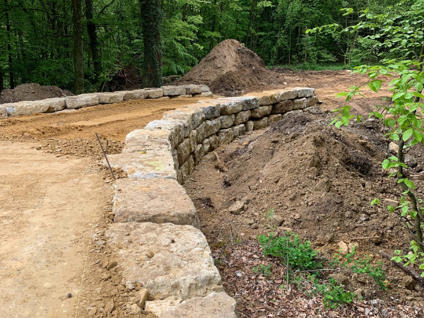 Construction des chemins forestiers à Beckerich phase 4 lot 3