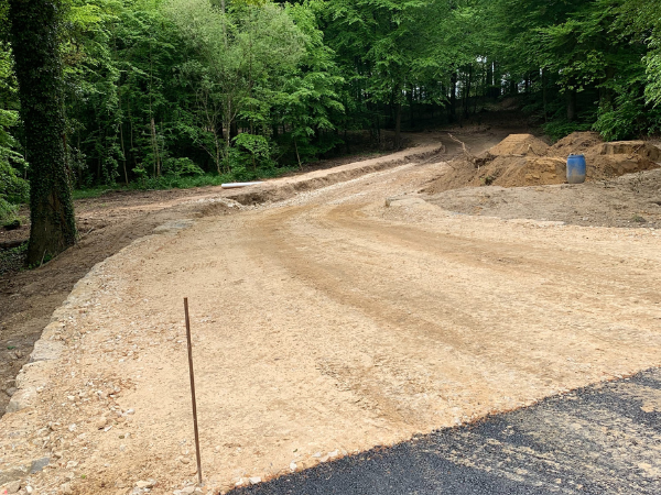Construction des chemins forestiers à Beckerich phase 4 lot 3