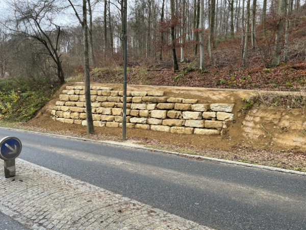 Construction des chemins forestiers à Saeul phase 5 