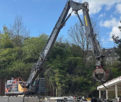 Démolition CNS Sogeroute Luxembourg